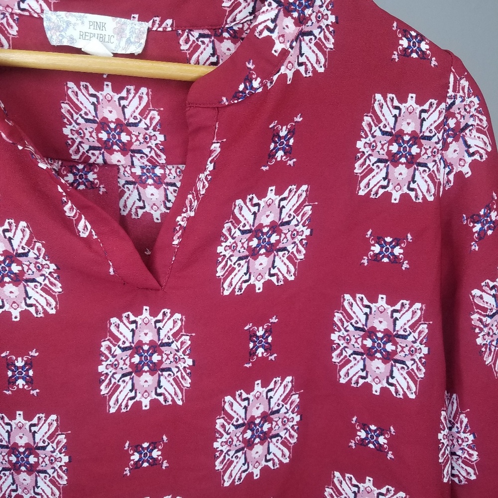 Pink Republic Boho Blouse